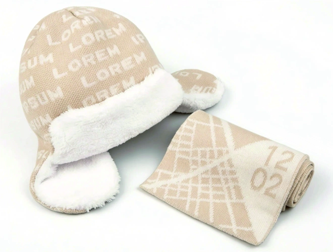 Шарф на заказ Tricksy Rand, M, полушерсть