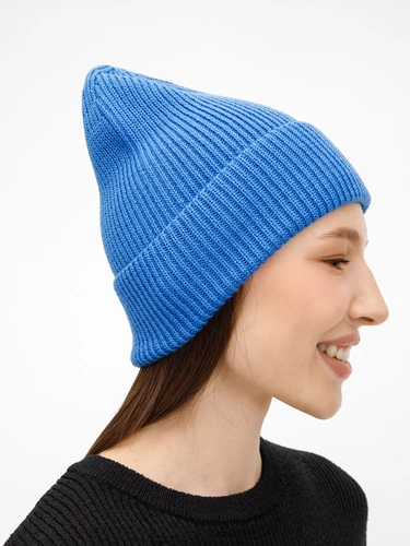 Шапка Nobilis Mono, синяя (аква)