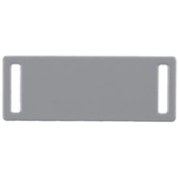 Шильдик металлический Kova, серый