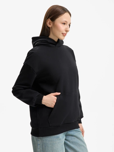 Худи унисекс оверсайз Daylero, черное