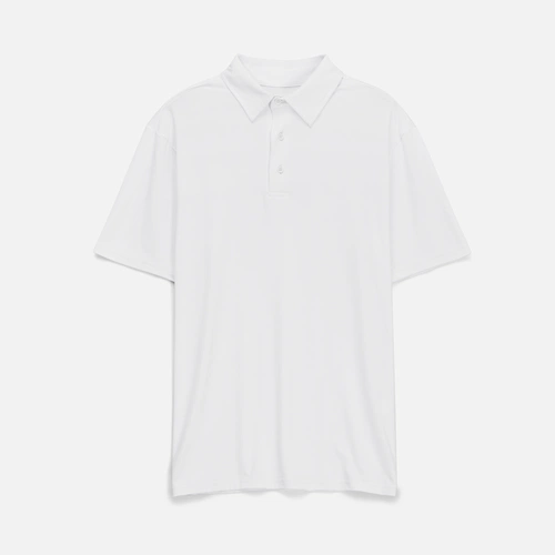 Рубашка поло унисекс Senti, белая