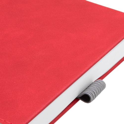 Ежедневник Horizon, недатированный, серый с красным