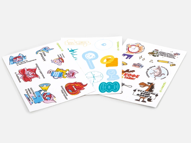 Набор наклеек из ПВХ Sticker Pack, S