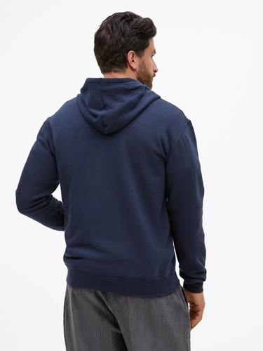 Толстовка унисекс Stone, темно-синяя