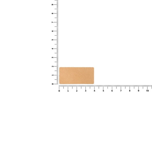 Лейбл кожаный Pasek, XS, бежевый