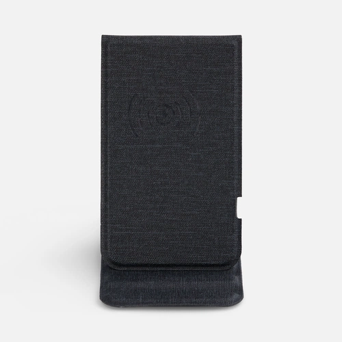 Подставка для смартфона с беспроводной зарядкой Kickstand, серая