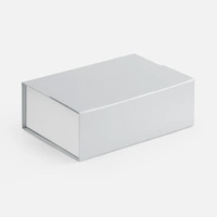 Коробка Bicolor Case, белая с серым