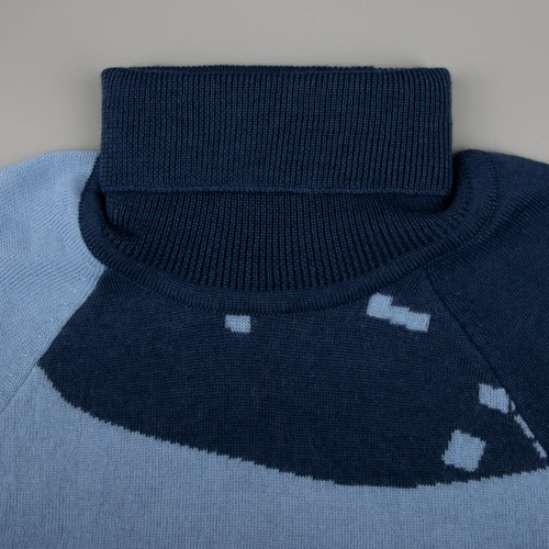 Джемпер на заказ Tricksy Net Reglan, полушерсть