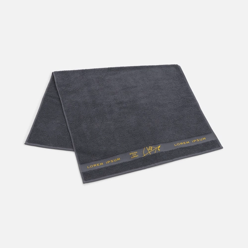 Полотенце на заказ Surpass с логотипом в бордюре, большое