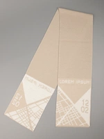 Шарф на заказ Tricksy Rand, S, полушерсть