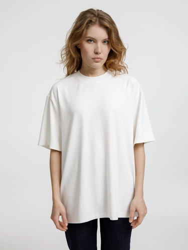 Футболка оверсайз унисекс Lavinia, белая