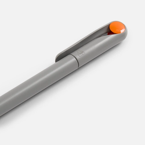 Ручка шариковая Prodir DS1 TMM Dot, серая с оранжевым