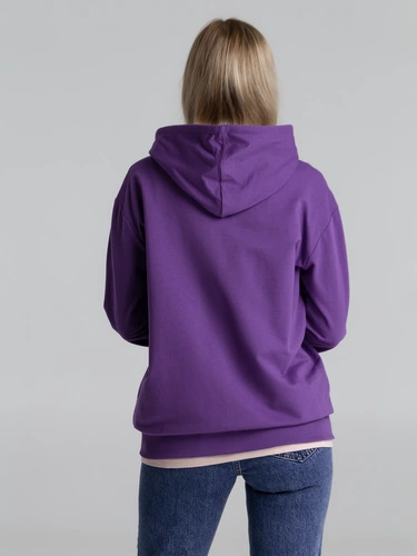 Толстовка на молнии с капюшоном Unit Siverga, фиолетовая