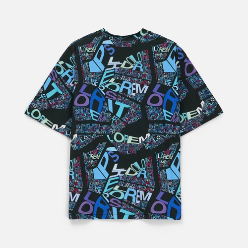 Футболка Morfiss с полной запечаткой, размер M/L