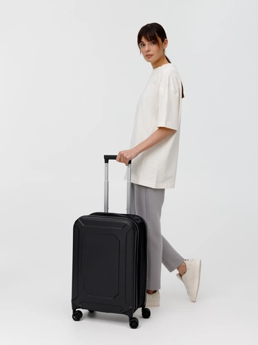 Чемодан Platta, черный