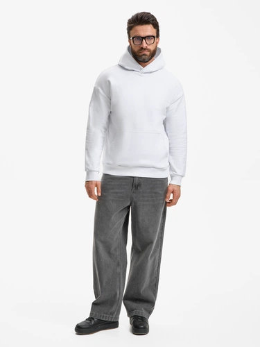 Худи унисекс оверсайз Daylero, белое