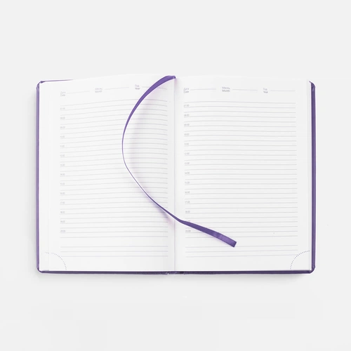 Ежедневник Prizma, недатированный, фиолетовый