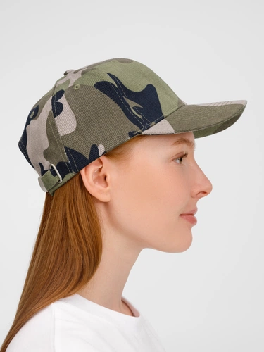 Бейсболка Buffalo, зеленый камуфляж