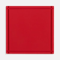 Лейбл из ПВХ Dzeta, L, красный