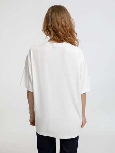 Футболка оверсайз унисекс Lavinia, белая