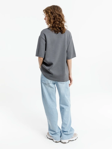 Джемпер с коротким рукавом Siluetti Volumica, серый