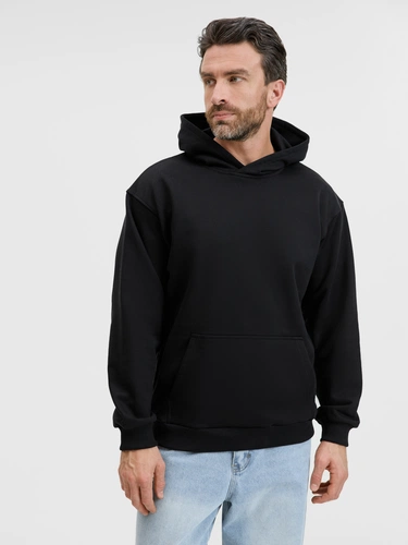 Худи унисекс оверсайз Songo, черное