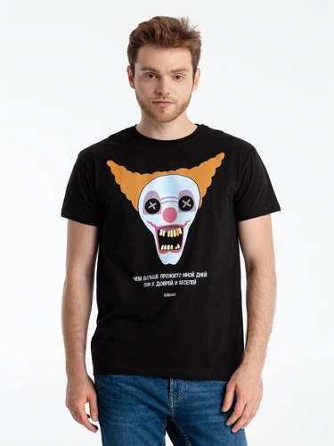 Футболка «Цирк», черная