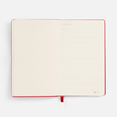 Ежедневник Shall Light, недатированный, красный