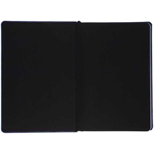 Ежедневник Alanis, недатированный, черный с синим