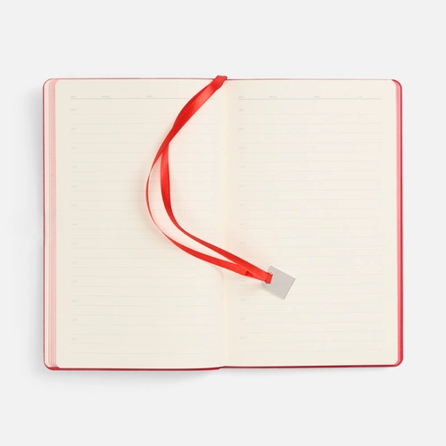 Ежедневник Shall Light, недатированный, красный