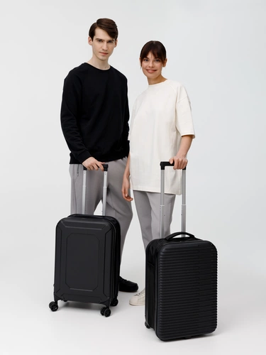 Чемодан Platta, черный