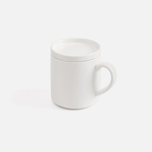 Беспроводное зарядное устройство с подогревом кружки Hot Task, белое