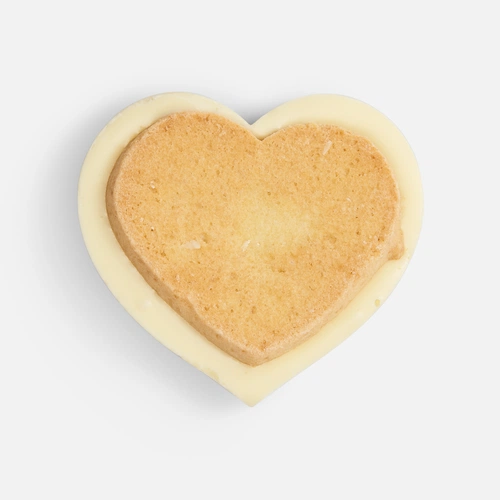 Печенье Dream White в белом шоколаде, сердце