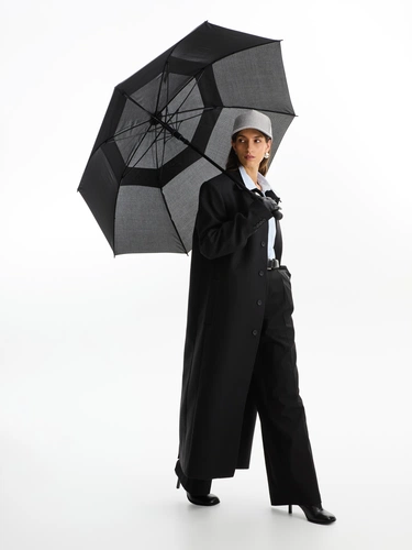 Зонт-трость Dome Double, черный