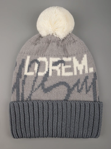 Шапка Joyful на заказ, полушерсть
