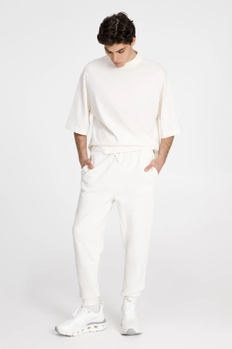 Джоггеры J2, молочно-белые