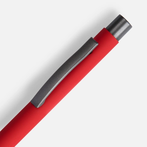 Ручка шариковая Atento Soft Touch, красная