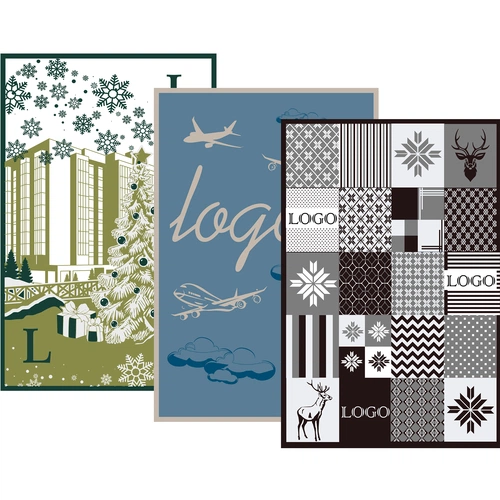 Плед на заказ Tricksy Net, 3 цвета, М, полушерсть