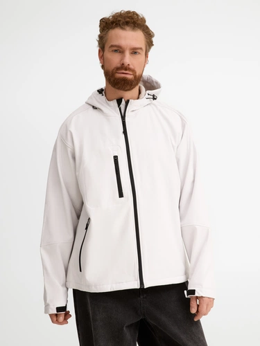 Куртка мужская с капюшоном Replay Men 340, белая