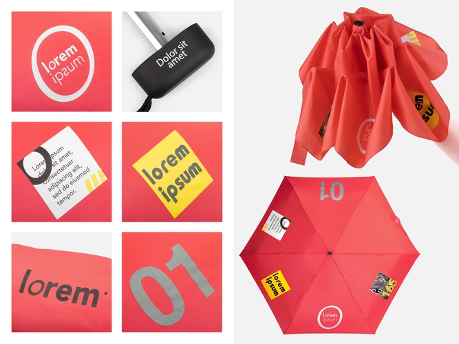 Сет зонтов с нанесением