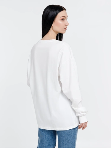 Футболка оверсайз унисекс Сity Sapiens, молочно-белая