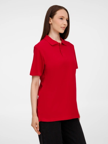Рубашка поло унисекс Tervise, красная