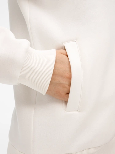 Бомбер унисекс AtmosWear, молочно-белый