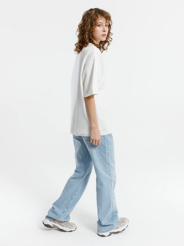 Джемпер с коротким рукавом Siluetti Volumica, молочно-белый