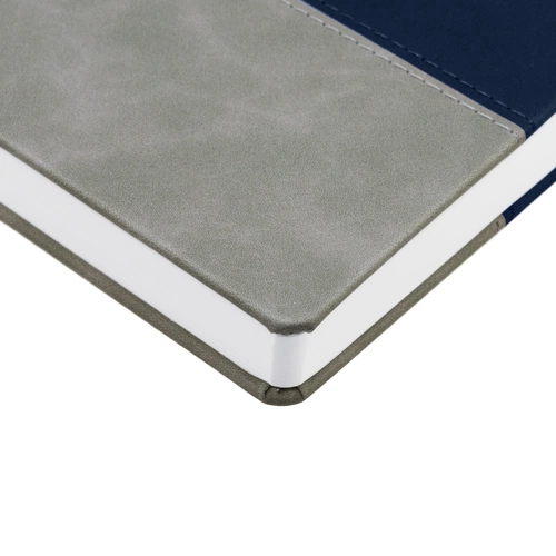 Ежедневник Horizon, недатированный, серый с синим