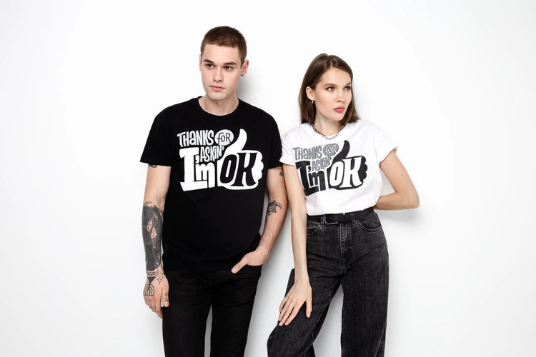 Футболка I'm OK, белая