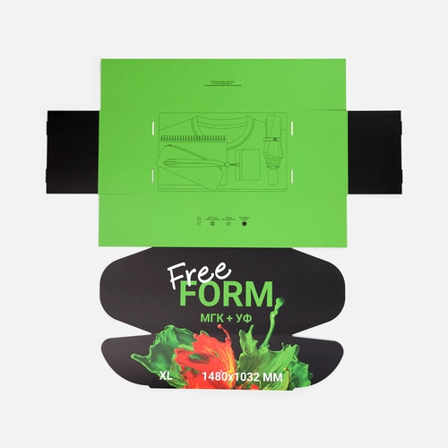 Коробка с печатью на заказ Freeform, XL