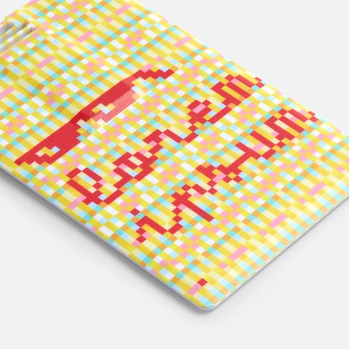 Флешка Card, 8 Гб, белая с УФ-печатью и тампопечатью