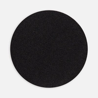 Наклейка тканевая Lunga Round, M, черная