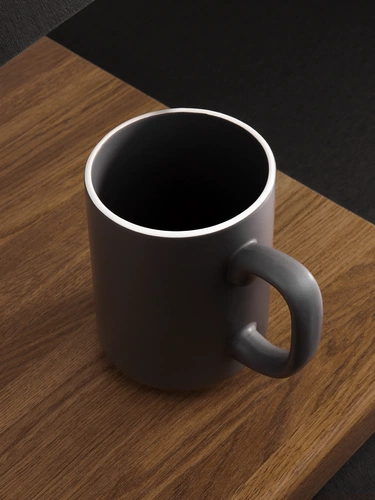 Кружка Mugful, темно-серая (графитовая)